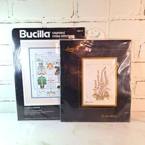 Bundle of 2 vtg NOS Cross Stitch Kits